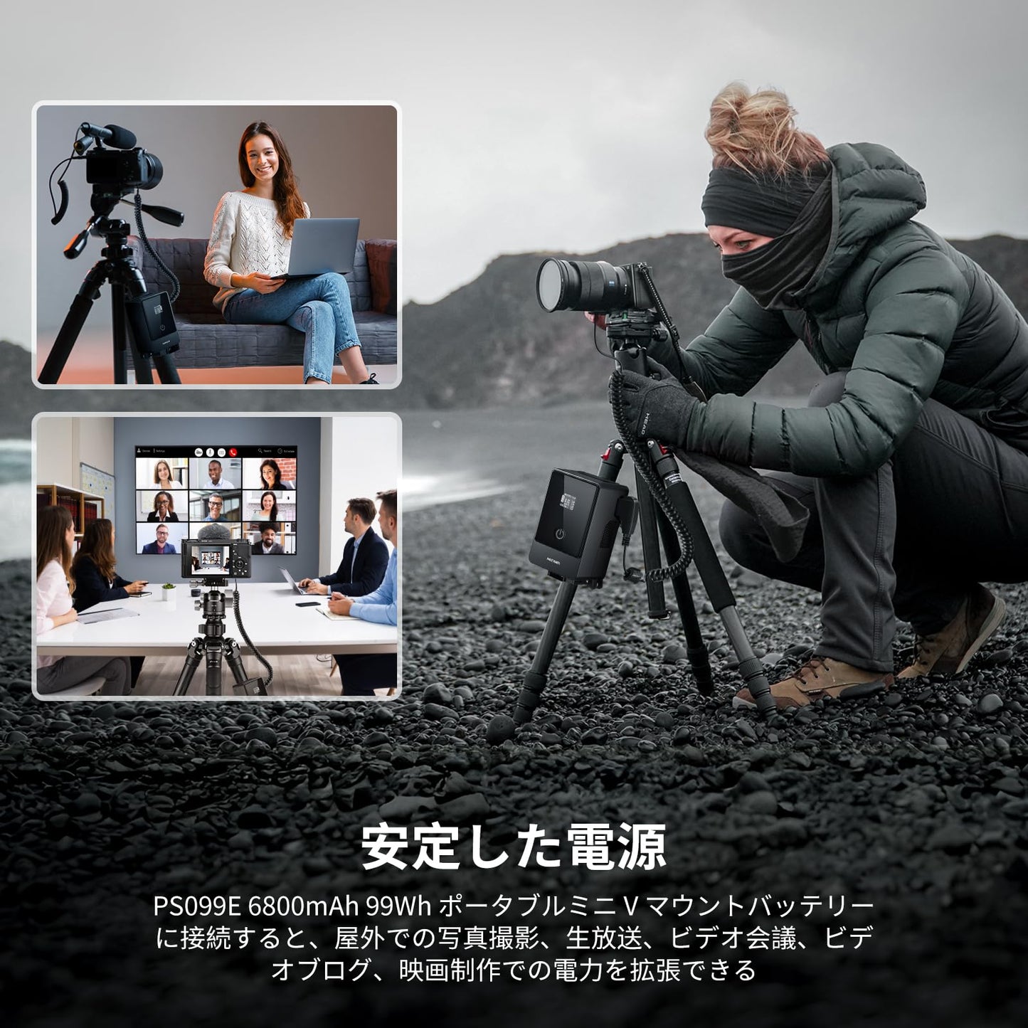 NEEWER D-Tap to NP-FW50 ダミーバッテリーアダプター電源ケーブル Vマウントバッテリー用 安定連続電源供給 コンパチブル ZV-E10 A3000 A5000 A5100 A6000 A6100 A6300 A6400 A6500 A7 II A7R II A7S II VP-FW50