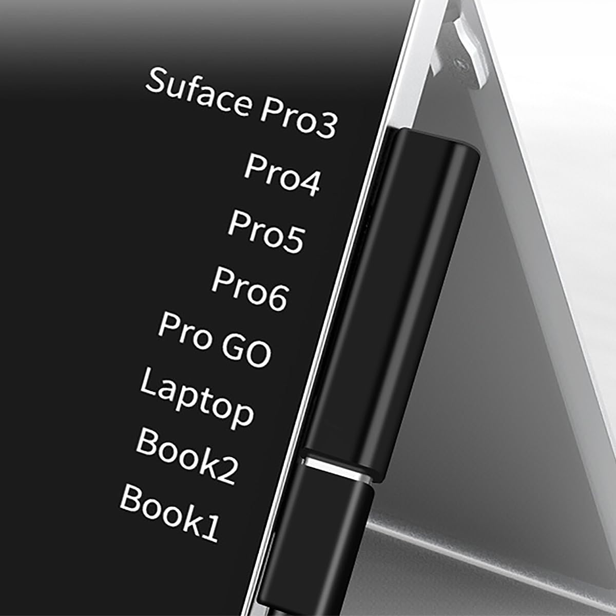 急速充電アダプタ 15V/3A 65W PD Type-C充電器必要 Surface Pro 7/6/5/4/3/X Surface Go1/2 Surface Laptop 1/2/3/4/5 Book タブレット対応
