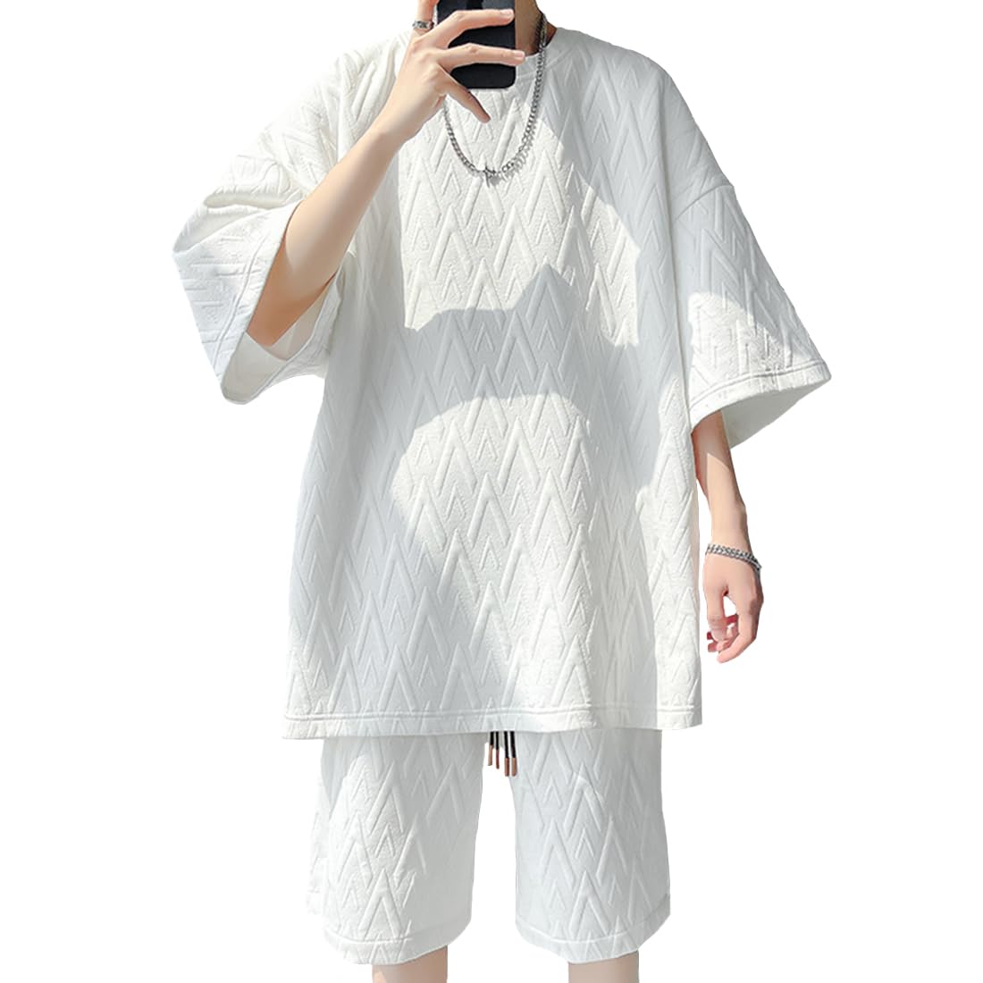 ットアップ メンズ Tシャツ 夏 夏服 大きいサイズ おしゃれ スウェット ジャージ 半袖 半ズボン 上下セット ショットパンツ 2点セット 部屋着 トレーニング
