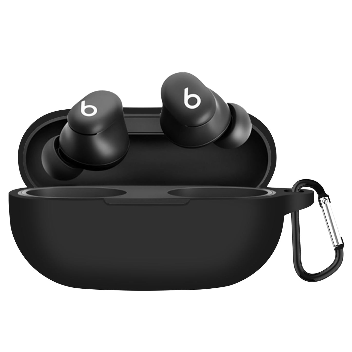 ケース 落下防止 TPUケース 衝撃 吸収 防水 防塵 紛失防止 装着充電可能 Beats Studio Buds ワイヤレス イヤーホン 全面保護カバー (透明)