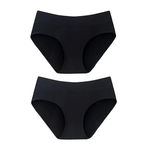 吸水ショーツ サニタリーショーツ 【4層構造・60ml吸水量】 生理用ショーツ +70%吸水布*防水布 漏れ防止 吸水 下着 セット レディース インナー パンツ ボクサー 昼夜用 2枚組