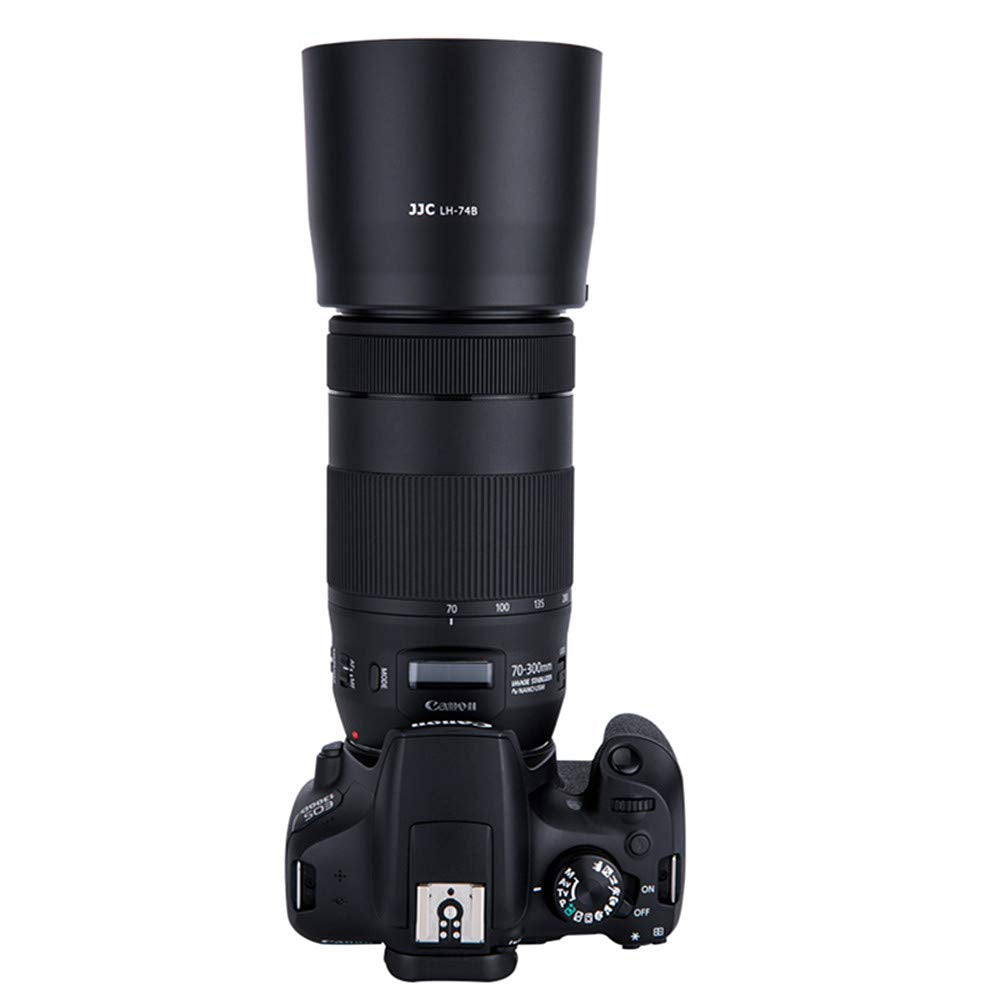 可逆式 レンズフード Canon EF 70-300mm F4-5.6 IS II USM レンズ 用 ET-74B 互換