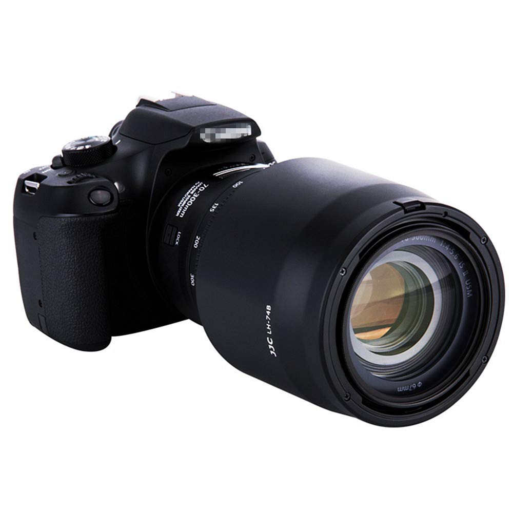 可逆式 レンズフード Canon EF 70-300mm F4-5.6 IS II USM レンズ 用 ET-74B 互換