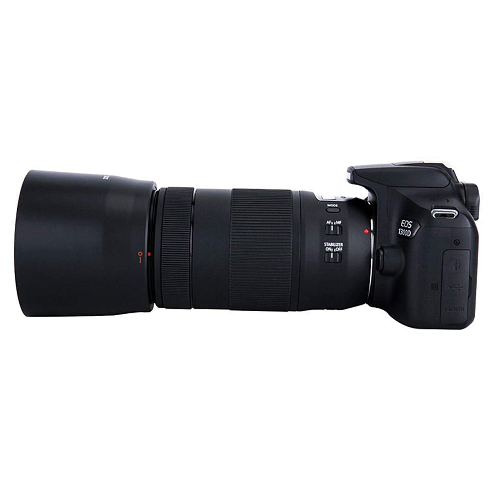 可逆式 レンズフード Canon EF 70-300mm F4-5.6 IS II USM レンズ 用 ET-74B 互換