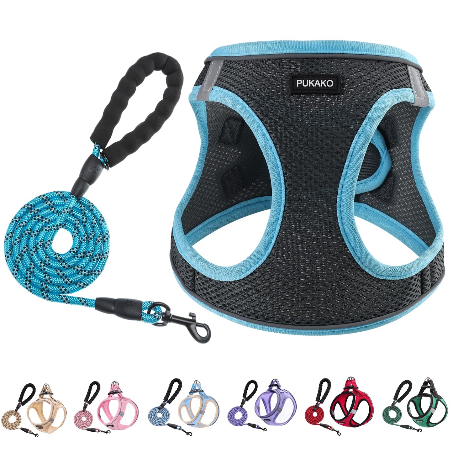 犬 ハーネス 猫 リードセット ボディリング 小型犬用 犬用ハーネス 猫用 服 メッシュ素材 身体にやさしい リフレクタ付き 調節可能 散歩 着脱簡単 伸び防止 人気 ファッション 可愛い