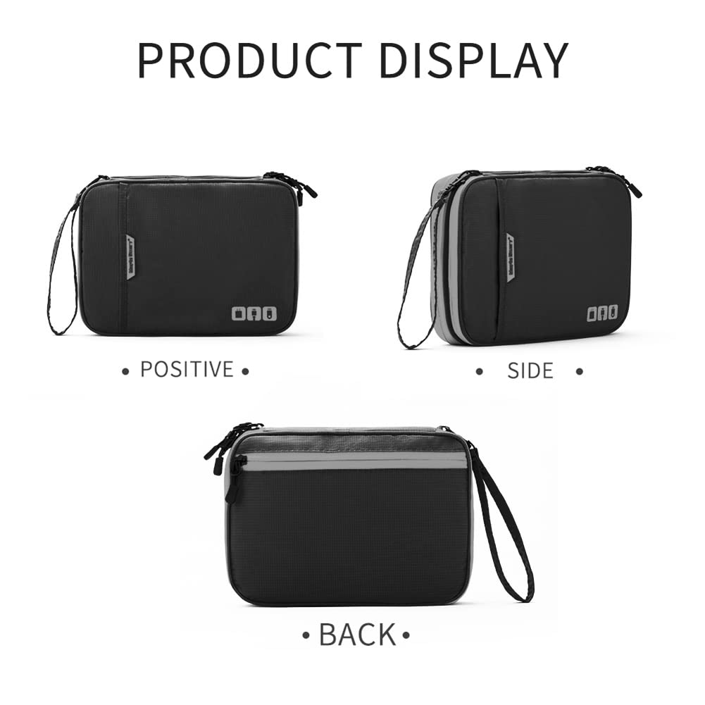ガジェットポーチ PC周辺小物 ガジェットケース USBケーブル収納 トラベルポーチ 防水 充電器 モバイル収納 小物入れポーチ 旅行 PC周辺アクセサリー 整理 ガジェットケース 出張