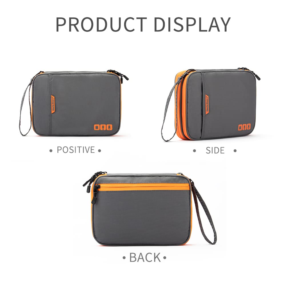 ガジェットポーチ PC周辺小物 ガジェットケース USBケーブル収納 トラベルポーチ 防水 充電器 モバイル収納 小物入れポーチ 旅行 PC周辺アクセサリー 整理 ガジェットケース 出張
