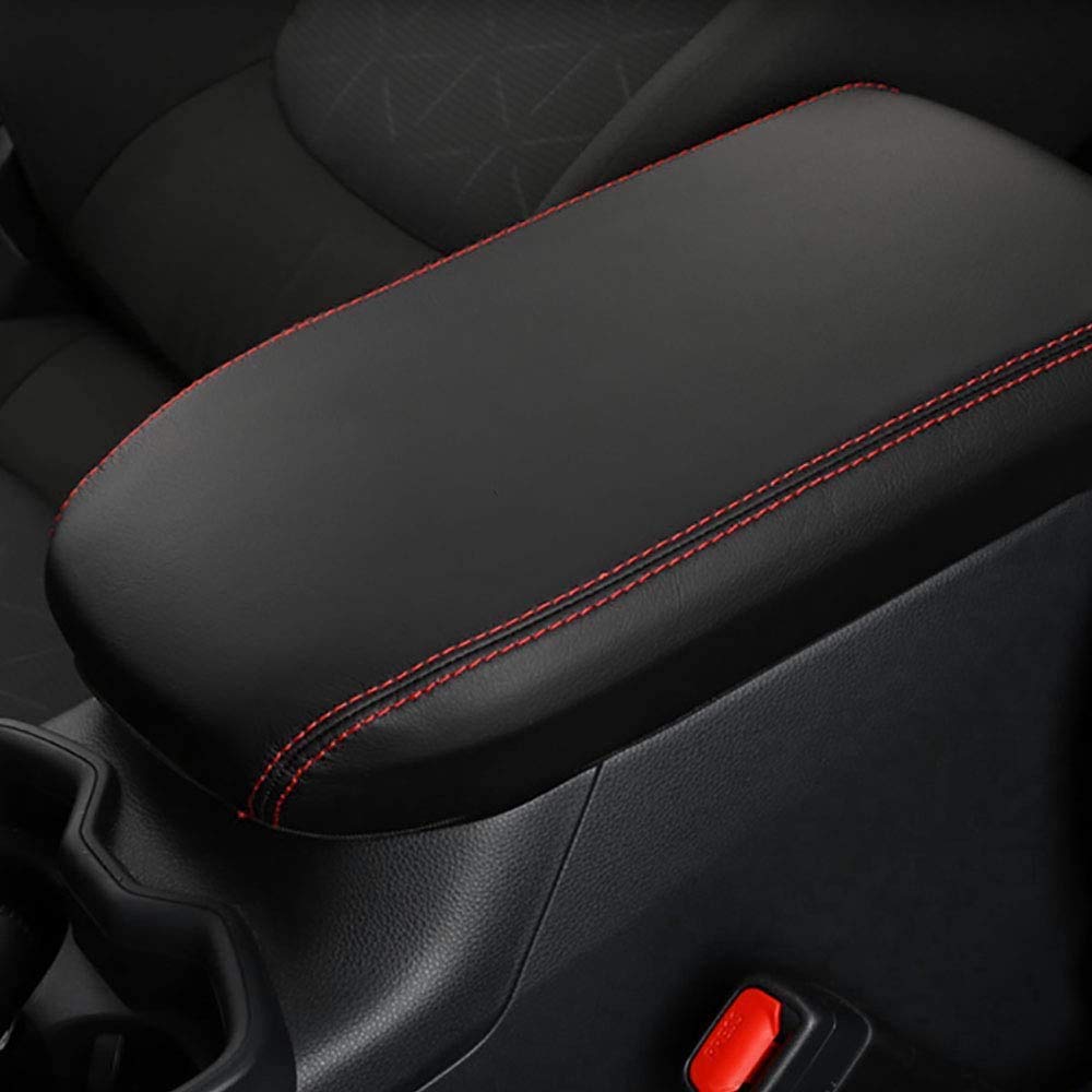 新型 RAV4 & RAV4 PHV XA50系 2019年4月〜専用Uレザーアームレストカバー レザーカバー 傷防止・汚れ防止保護ライニング アームレストカバー センターコンソール レザーカバー カスタム