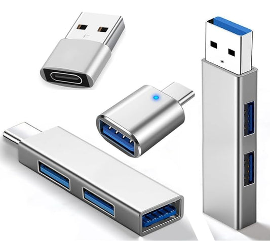 type C ハブ 3-IN-1 ハイスピード 拡張 軽量 超小型 USB 3.0 /2.0ポート スマホ USB-C 変換アダプタ Windows/Li-nux/Mac OS/Android/Chr-ome OS/PS4/Mac-Book等ノートPC 他対応 USBハブ テレワーク リモート