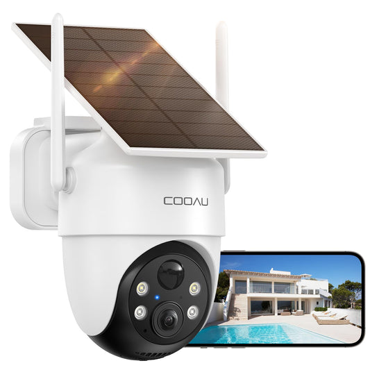 【400万画素・内蔵アンテナ】 防犯カメラ 屋外 ワイヤレス/wifi 4MP Wi-Fi6 25m遠距離暗視 H.265データ圧縮 夜間カラー撮影 監視カメラ PTZ機能 ネットワークカメラ 広角撮影 AI検知 声光威嚇