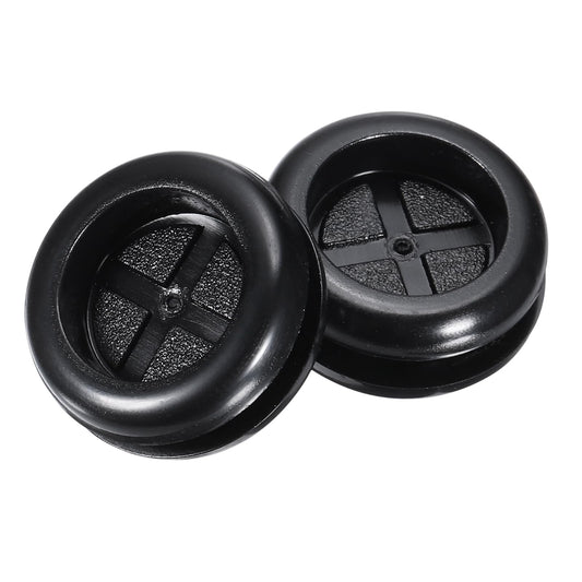 ラバーグロメット 円形 両面マウント 直径16mm 内径14mm ワイヤー保護用 8個入り