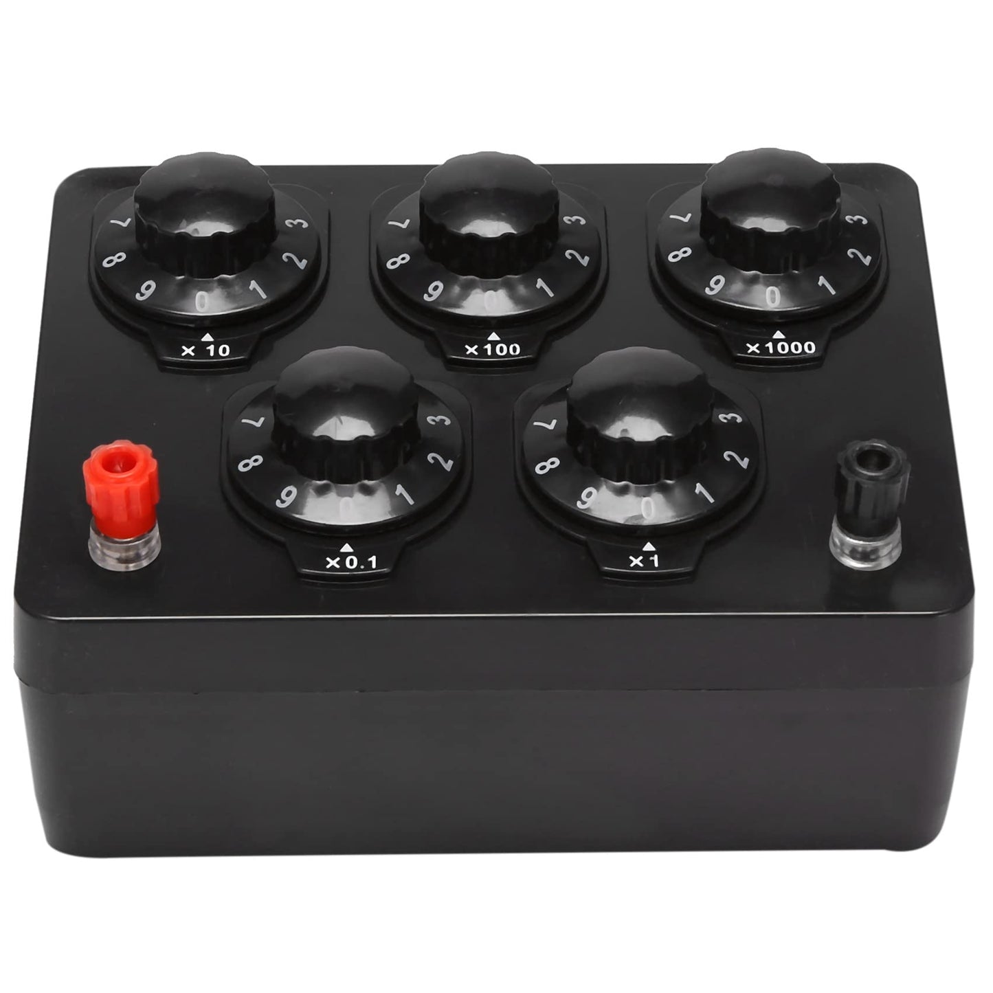 ラック抵抗ボックス鉄可変ディケード抵抗器抵抗ボックス0-9999.9オーム165 x 125 x 60Mm