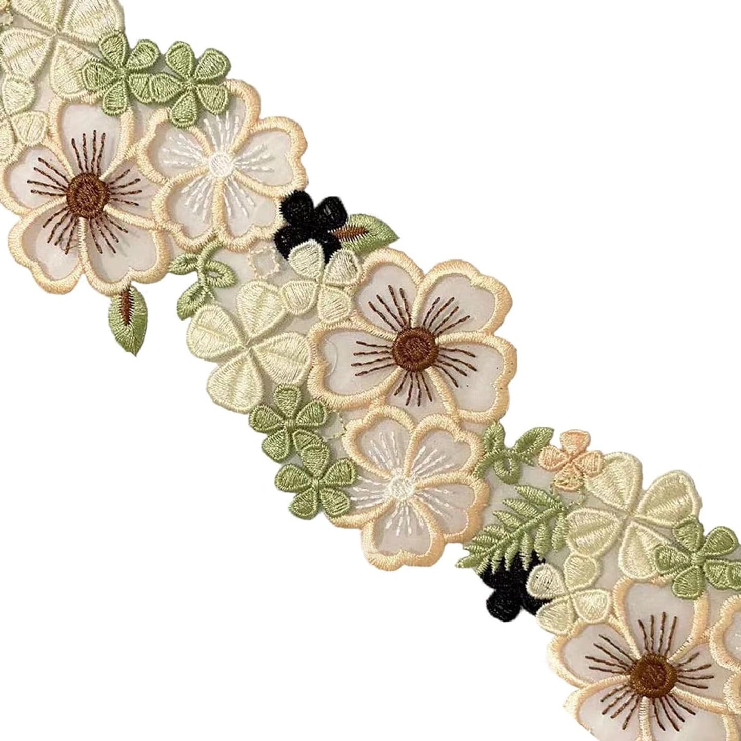 レース リボン レース生地 1人分 約1メートル 刺繍 花柄 レース縫製 装飾 衣料 手作り 補助材料 DIY手工 装飾 カーテン レース 可愛い 誕生日 クリスマス プレゼント