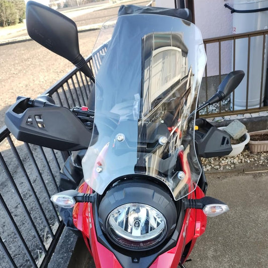 DL250 Vstrom DL 250 フロントガラスウインドスクリーンシールドディフレクタープロテクターカバーアクリル ブラック