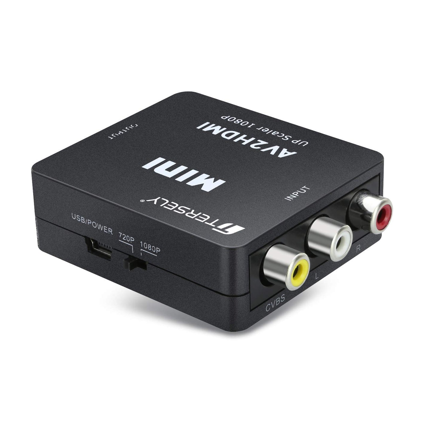 変換コンバーター AV to HDMI 変換コンバーター RCA コンポジット （赤、白、黄） 3色端子 hdmi 変換アダプタ 1080P/720P切り替え RCA to HDMI 変換器 AV to HDMI 変換器 PAL/NTSCサポート TV/PC/PS3/STB/Xbox VHS/VCR/Blue-Ray DVD Players Upscaling対応