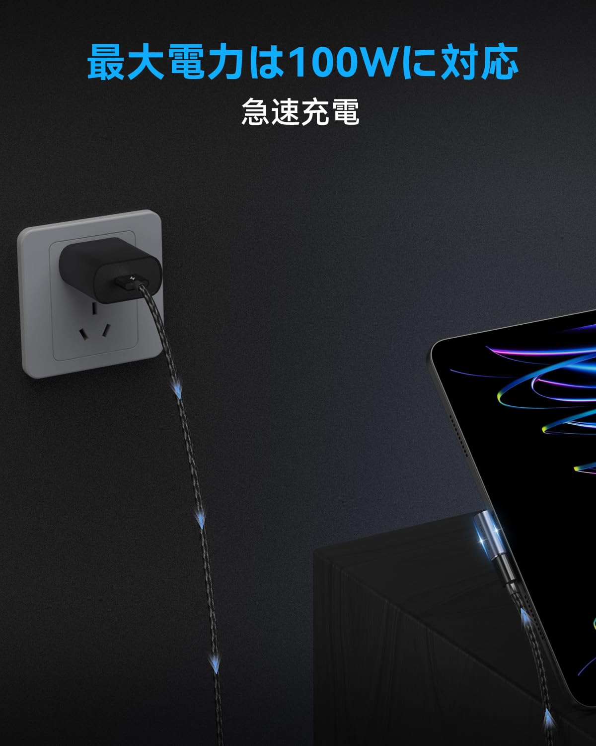 変換アダプター L字 40Gbps 2個入り 8K@60Hz映像出力対応 USB TypeC 90度 変換アダプタ USB L字 アダプタ 100W 5A急速充電 音声転送 Thunderbolt 3 Mac Book Pro Nintendo Switch等々type C対応