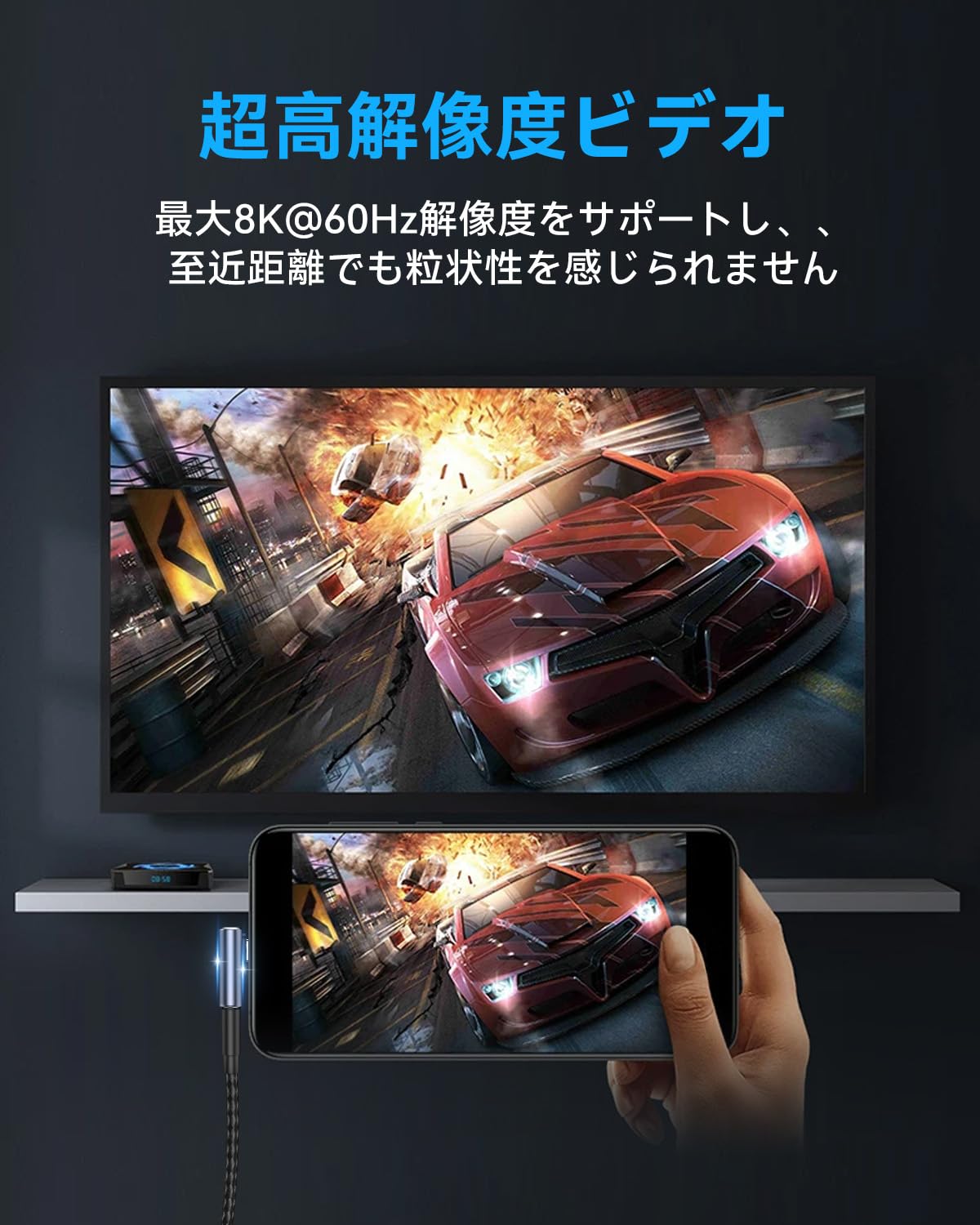 変換アダプター L字 40Gbps 2個入り 8K@60Hz映像出力対応 USB TypeC 90度 変換アダプタ USB L字 アダプタ 100W 5A急速充電 音声転送 Thunderbolt 3 Mac Book Pro Nintendo Switch等々type C対応