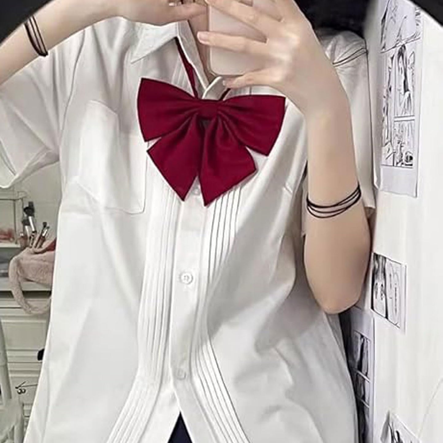 制服 リボン 制服リボン バタフライ ネクタイ 女子学生服 小物 可愛い 学生服 中学生 高校生 バタフライ 制服 リボン スクールリボン 女子 制服リボン ネクタイ 女性 サイズ調整可能