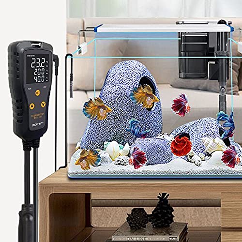 温度コントローラーDTC151デジタルサーモスタットアウトレットプラグイン温度コントローラー110V15A爬虫類サーモスタット温室温度コントローラー自家醸造水族館ヒーター用暖房冷却