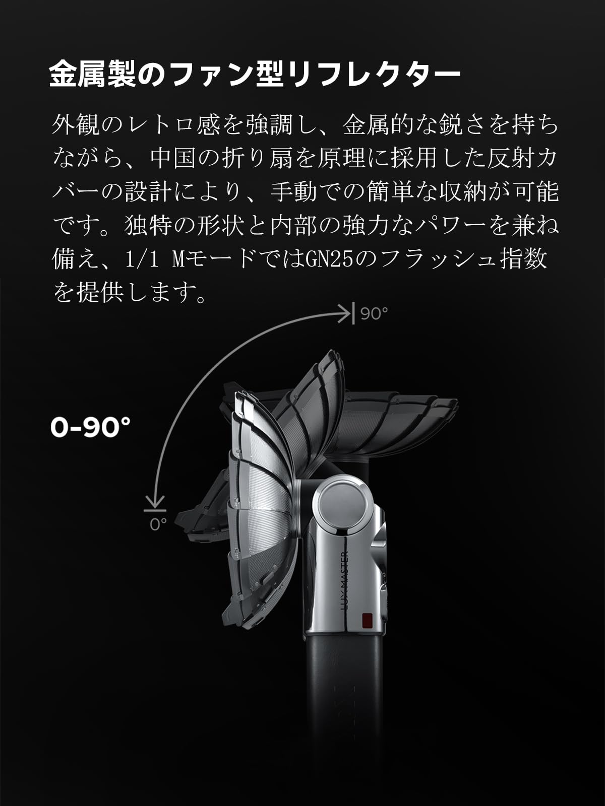 レトロカメラフラッシュ タッチスクリーン操作 6000K±300k 色温度 GN25 460 フルパワー S1/S2 光制御 Type-C 充電 富士フイルム、キヤノン、ニコン、オリンパス、ソニーカメラ用