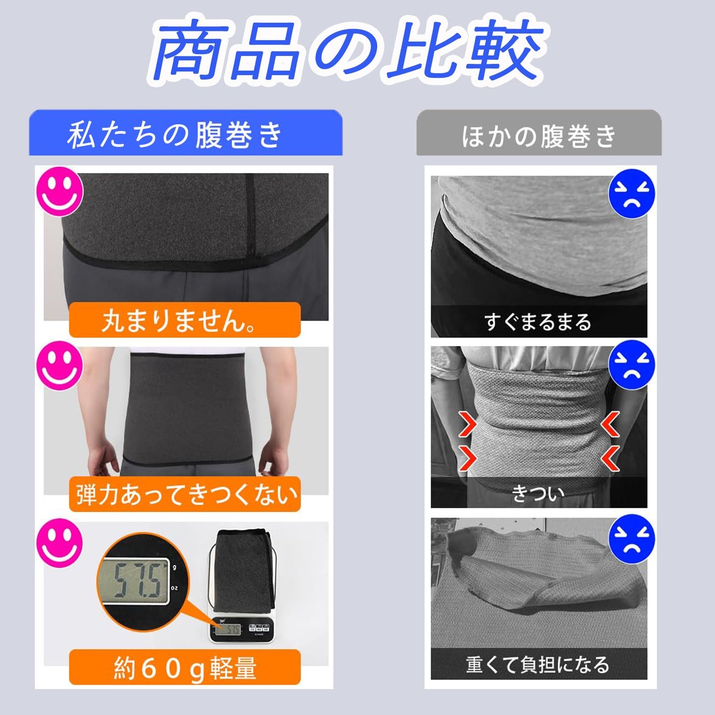 腹巻き メンズ 夏 腹巻き レディース 綿 コットン はらまき 伸縮性がいい 冷え防止 保温 薄手 速乾性 ストレッチ 肌にやさしい 大きいサイズ 男女兼用 病院 自宅 オフィス用 ウエスト60～95cm 体重約40～80kg