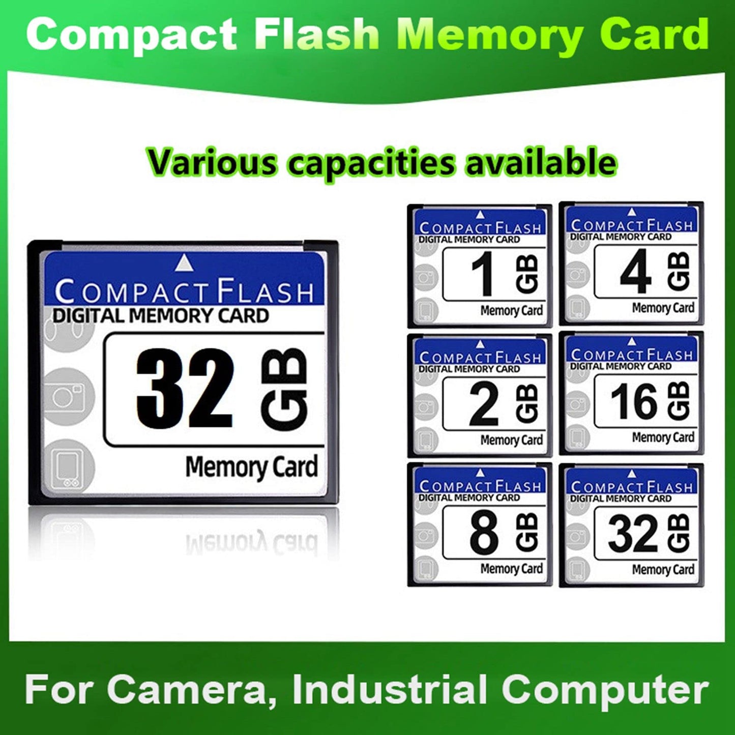 カメラ、広告機、産業用コンピュータ カード用のプロフェッショナル 32GB コンパクト フラッシュ メモリ カード