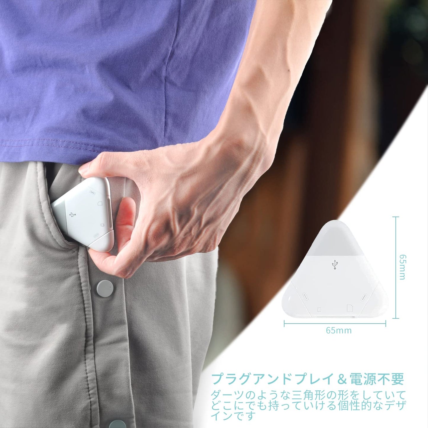 カードリーダー 3 in 1 USB マルチカードリーダー TF/SD 読み取り USB/Lightning/TYPE-C/PC/Macbook/iPhone/iPad/Android さまざまなモデルと互換性あり マグネット式カバー プラグアンドプレイ 持ち運びに便利 写真 音楽 ビデオ PDF PPT XLS DOC 公式データ保存 データ転送 ファイル管理 双方向転送 カメラ使用 写真撮影