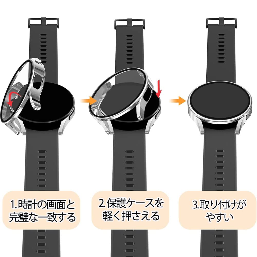 PC材質 全面保護ケース 高透過率 衝撃吸収 指紋防止 軽量 擦り傷防止 Honor Band 6/Huawei Band 6 用