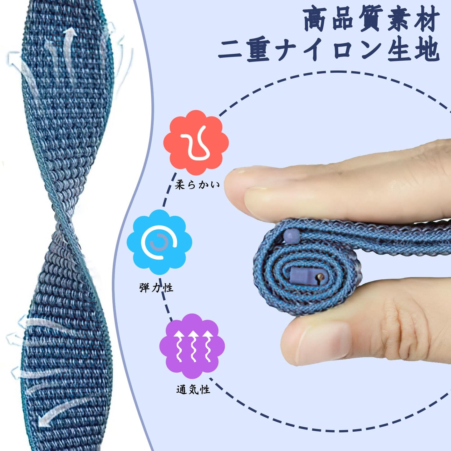 キッズケータイ コンパクト SK-41D バンド OWKEY SK-41D ベルト 16mm-18cm 長さ調節 キッズ用 男女兼用 防汗 通気 ドコモ キッズケータイ コンパクト SK-41D 対応 16mm-18cm
