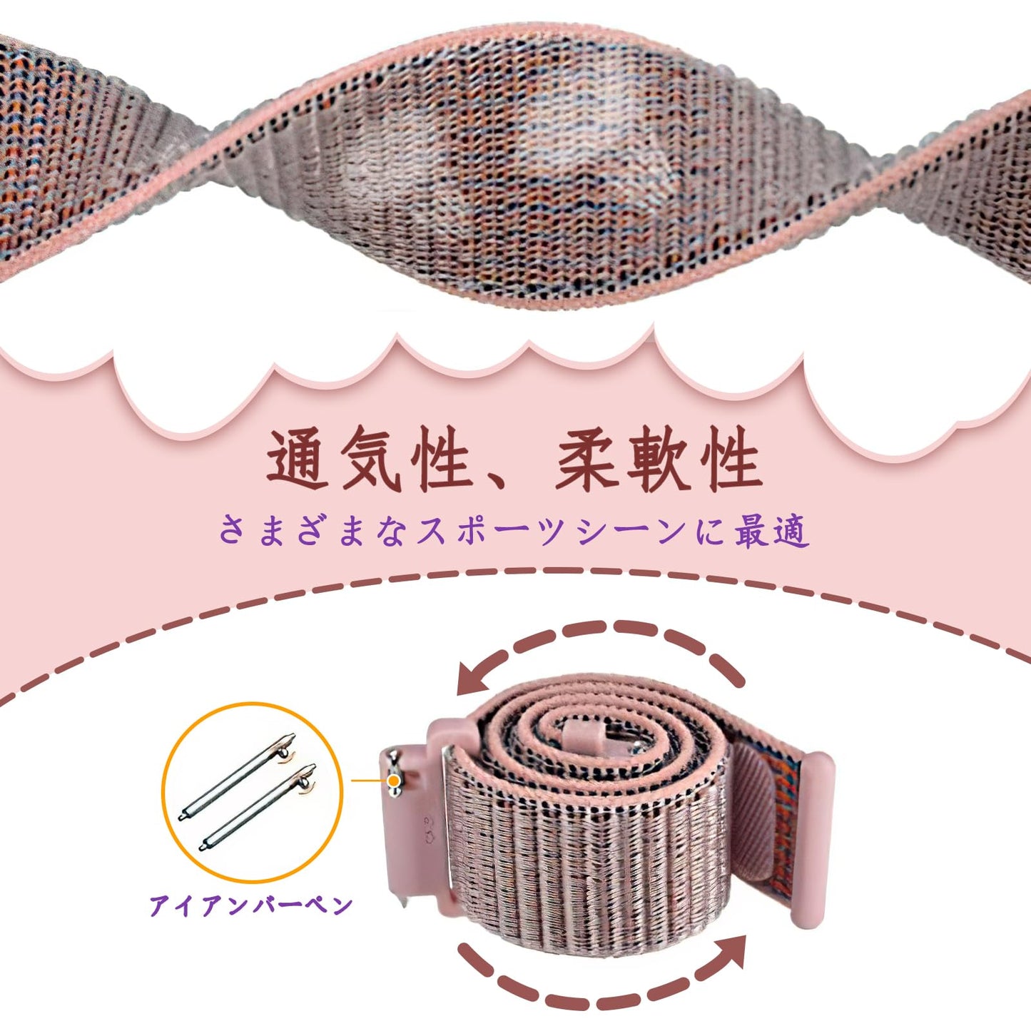 キッズケータイ コンパクト SK-41D バンド OWKEY SK-41D ベルト 16mm-18cm 長さ調節 キッズ用 男女兼用 防汗 通気 ドコモ キッズケータイ コンパクト SK-41D 対応 16mm-18cm