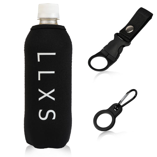 2025新登場】LLXS 400ml 480mlペットボトルホルダー ペットボトルカバー 軽量 ペットボトルフック2個付き カラビナ アウトドア 折り畳 携帯便利