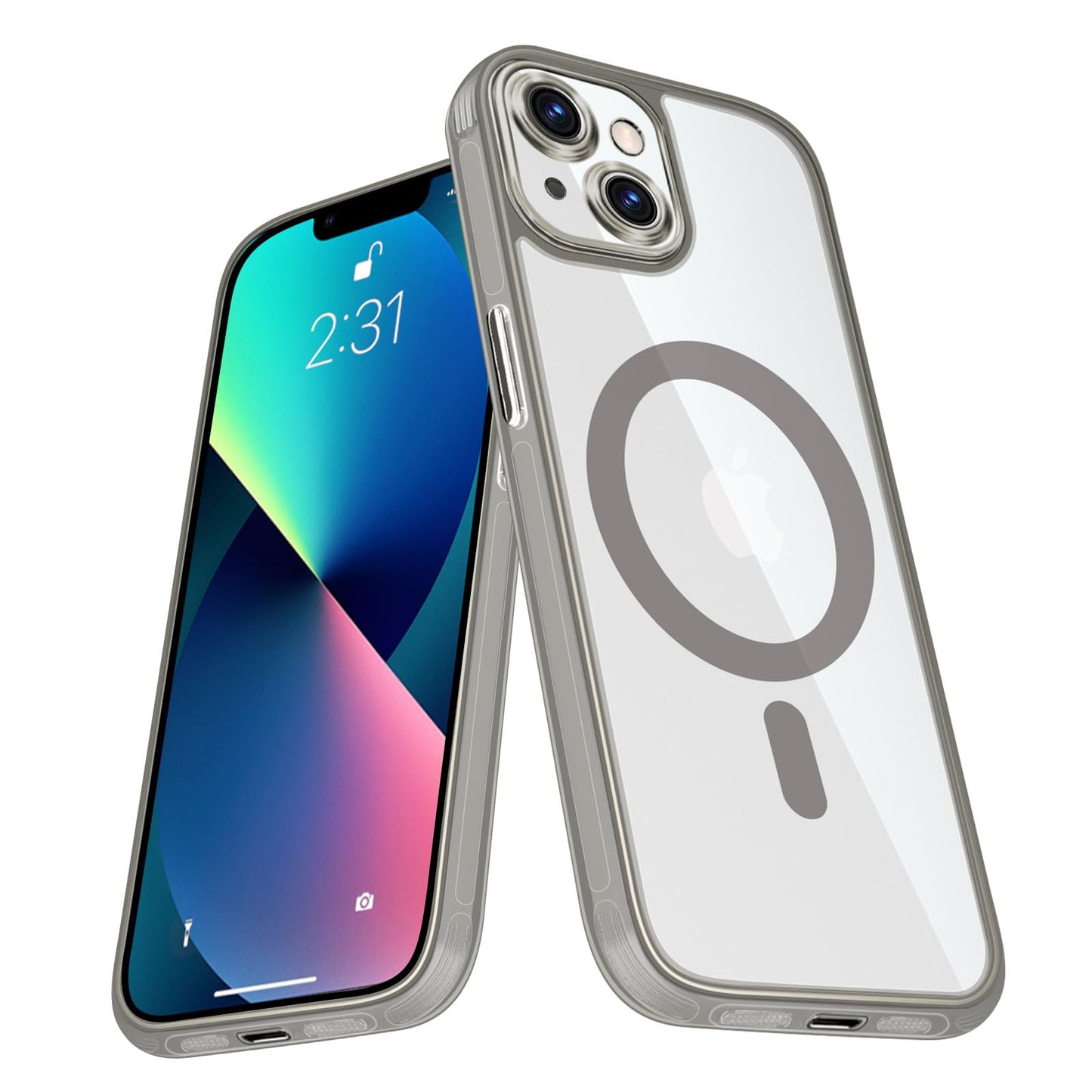 アイフォン 15ProMax ケース クリア MagSafe対応 耐衝撃 TPU 透明 アイフォン15 薄型 レンズ保護 バンパー カバー 米軍MIL規格取得 スマホケース 衝撃吸収 ワイヤレス充電対応 黄変防止 耐久性 (クリア)