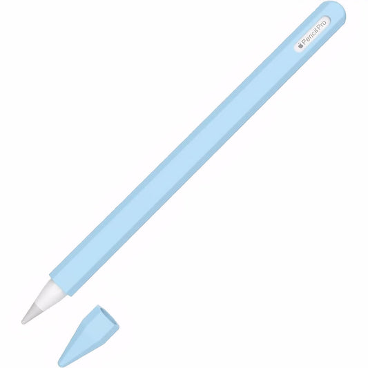 Apple Pencil Pro 2024＆Apple pencil 2nd 第2世代用 アップルペンシルケース シリコン アップルペンシルカバー シリコン保護ケース かわいい 鉛筆 デザイン 握りやすい 滑り止め グリップ 柔らかい アップルペンシルプロ/アップルペンシル第2世代対応 (オレンジ)