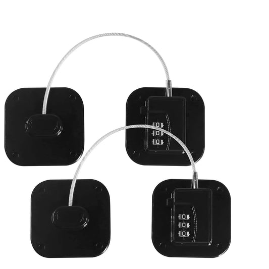 ベビーガード ドアロック ダイヤル式 2個入り チャイルドロック 引き戸 ストッパー ドアストッパー ベビーロック ダイヤルロック 室内 引き戸 鍵 後付け 冷蔵庫 ロック 子供 安全ロック 冷蔵庫 ペット ゴミ箱 引き出し 窓 用 いたずら けが 防止 開閉禁止 地震対策