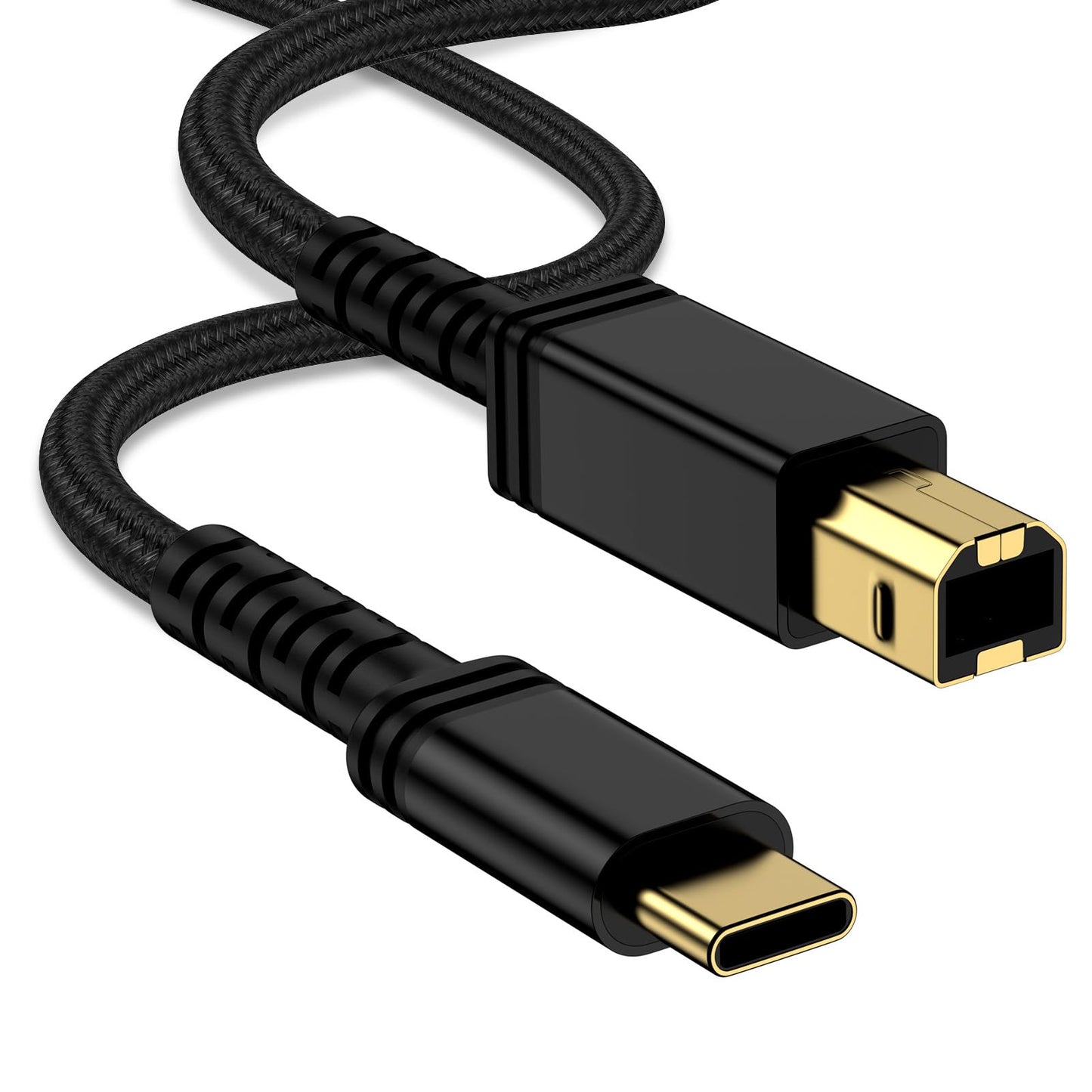 プリンターケーブル 3M USB A to USB B 金メッキ USB2.0 高速転送 Epson Canon Brother HP スキャナー/ファックス/コピー機対応