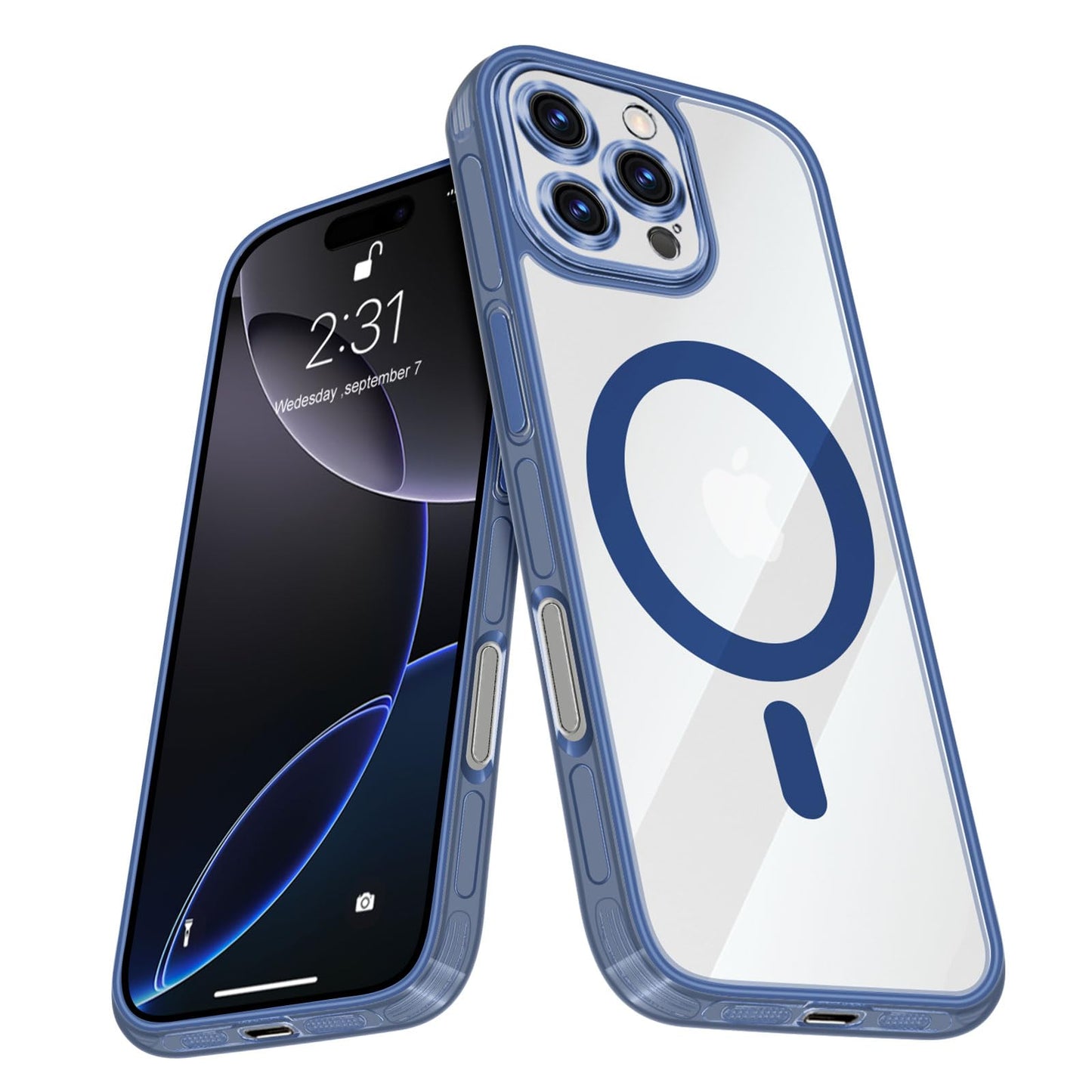 アイフォン 15ProMax ケース クリア MagSafe対応 耐衝撃 TPU 透明 アイフォン15 薄型 レンズ保護 バンパー カバー 米軍MIL規格取得 スマホケース 衝撃吸収 ワイヤレス充電対応 黄変防止 耐久性 (クリア)