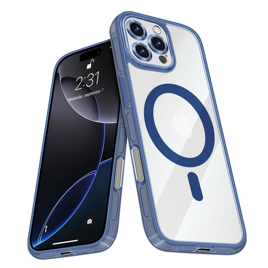 アイフォン 15ProMax ケース クリア MagSafe対応 耐衝撃 TPU 透明 アイフォン15 薄型 レンズ保護 バンパー カバー 米軍MIL規格取得 スマホケース 衝撃吸収 ワイヤレス充電対応 黄変防止 耐久性 (クリア)