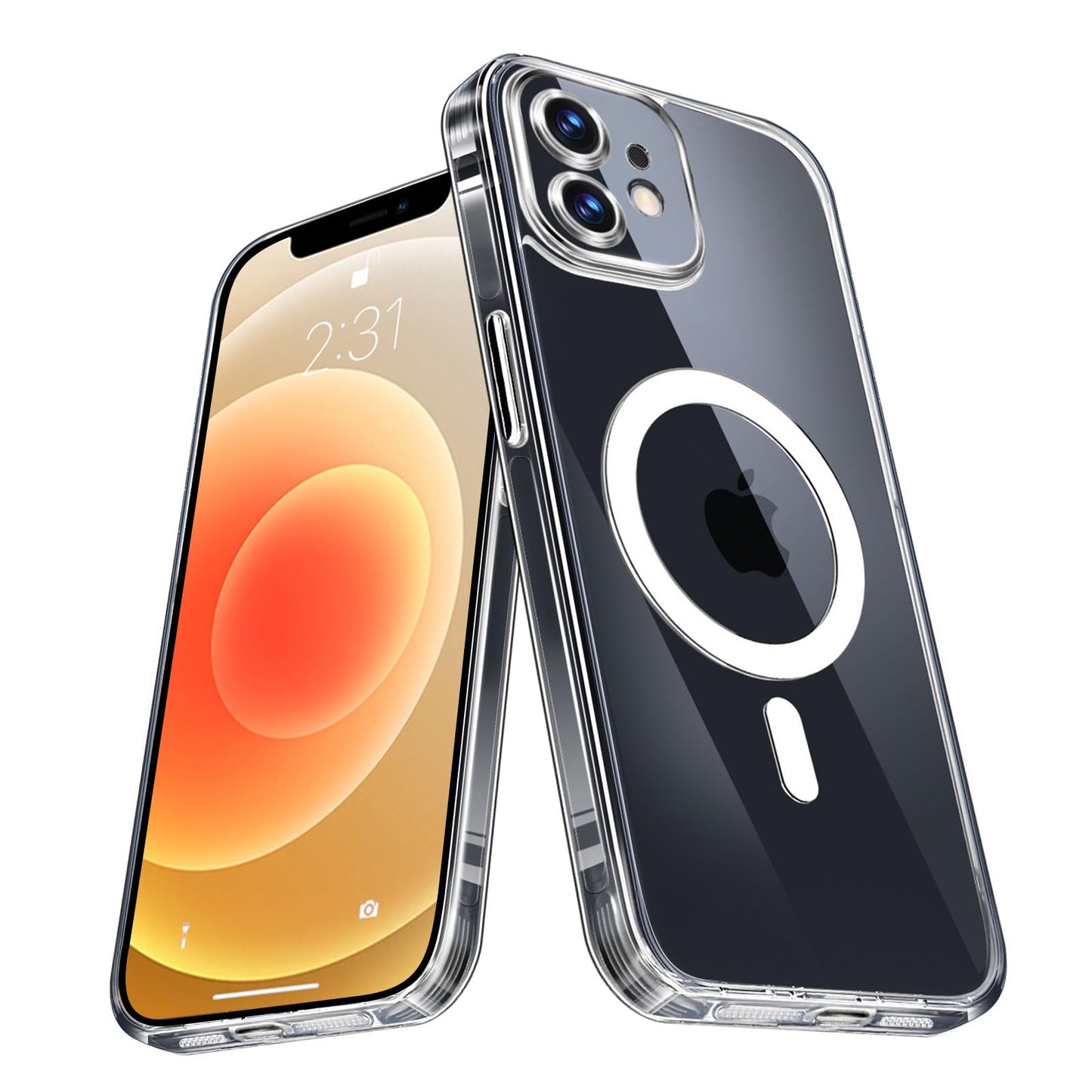 アイフォン 15ProMax ケース クリア MagSafe対応 耐衝撃 TPU 透明 アイフォン15 薄型 レンズ保護 バンパー カバー 米軍MIL規格取得 スマホケース 衝撃吸収 ワイヤレス充電対応 黄変防止 耐久性 (クリア)