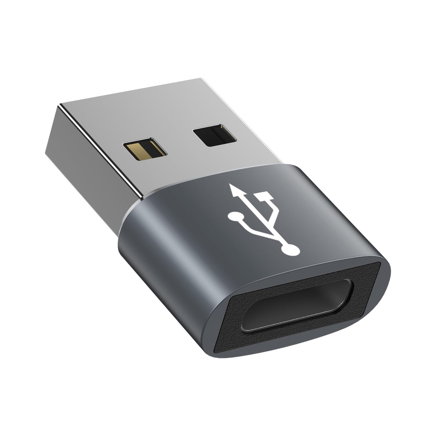 USB Type-C 変換アダプタ USB タイプC （メス） To USB 2.0（オス） [ QC3.0 急速充電・高速データ転送同期] Windows 10 / Mac OS MacBook iPad Pro iPhone 13/12/11 Pro Maxなどに対応 ブラック