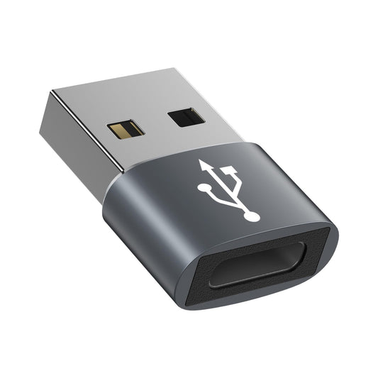 USB Type-C 変換アダプタ USB タイプC （メス） To USB 2.0（オス） [ QC3.0 急速充電・高速データ転送同期] Windows 10 / Mac OS MacBook iPad Pro iPhone 13/12/11 Pro Maxなどに対応 ブラック