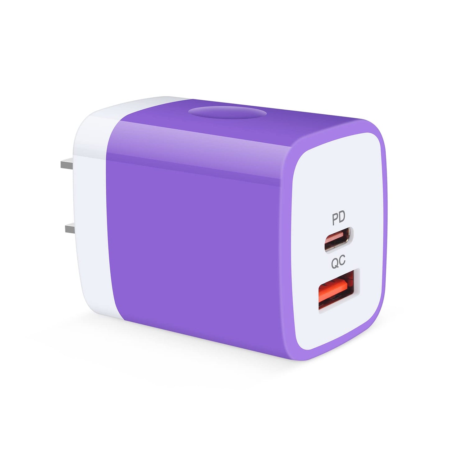 USB充電器 2ポート 20W USB-C電源アダプタ*2個 with 1.5M 60W タイプC ケーブル*2本 PD&QC3.0対応/USB-A&USB-C/PSE認証 急速充電器 Type-C ACアダプター USB コンセント タイプC 充電器 スマホ充電器 iPhone 16e/16シリーズ、iPad Pro、Galaxy S21、Androidその他対応(ホワイト)
