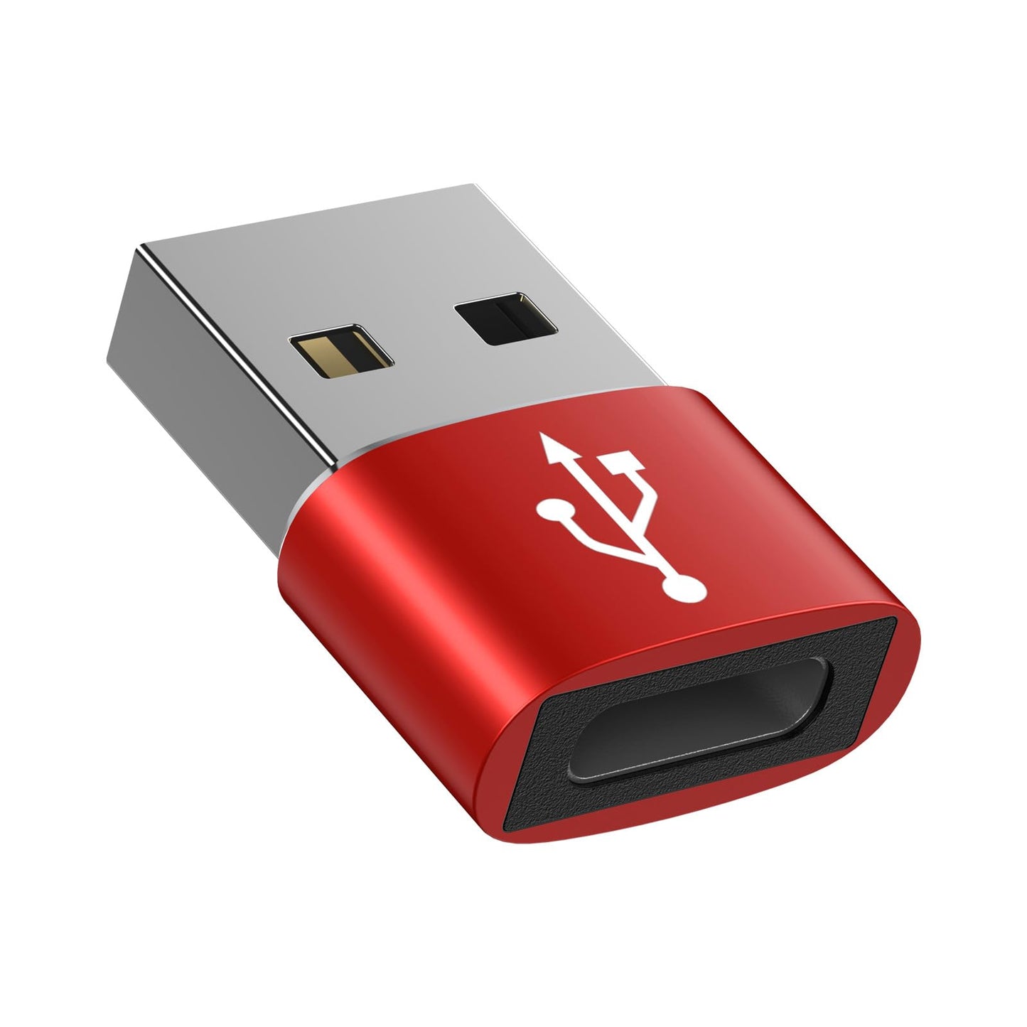 USB Type-C 変換アダプタ USB タイプC （メス） To USB 2.0（オス） [ QC3.0 急速充電・高速データ転送同期] Windows 10 / Mac OS MacBook iPad Pro iPhone 13/12/11 Pro Maxなどに対応 ブラック