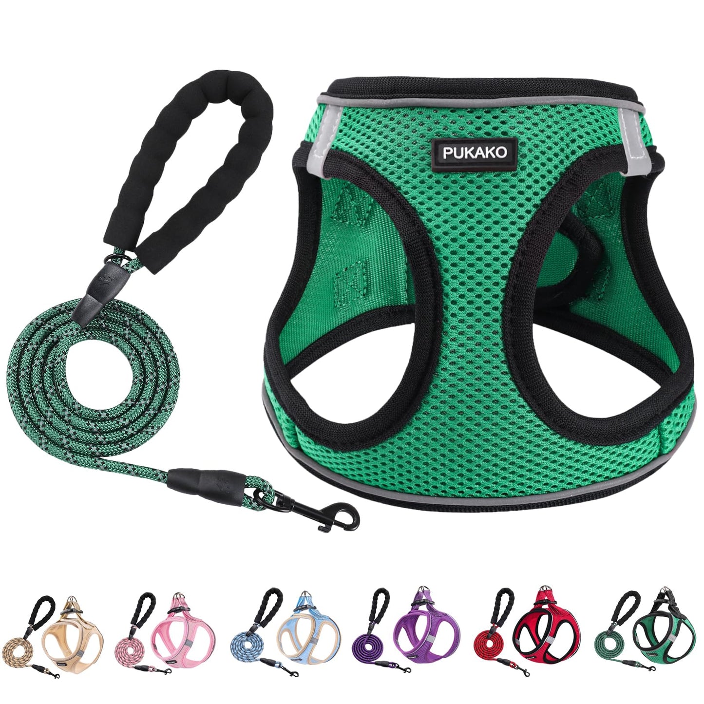 犬 ハーネス 猫 リードセット ボディリング 小型犬用 犬用ハーネス 猫用 服 メッシュ素材 身体にやさしい リフレクタ付き 調節可能 散歩 着脱簡単 伸び防止 人気 ファッション 可愛い