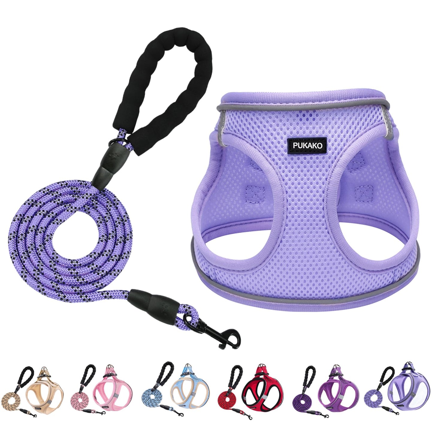 犬 ハーネス 猫 リードセット ボディリング 小型犬用 犬用ハーネス 猫用 服 メッシュ素材 身体にやさしい リフレクタ付き 調節可能 散歩 着脱簡単 伸び防止 人気 ファッション 可愛い